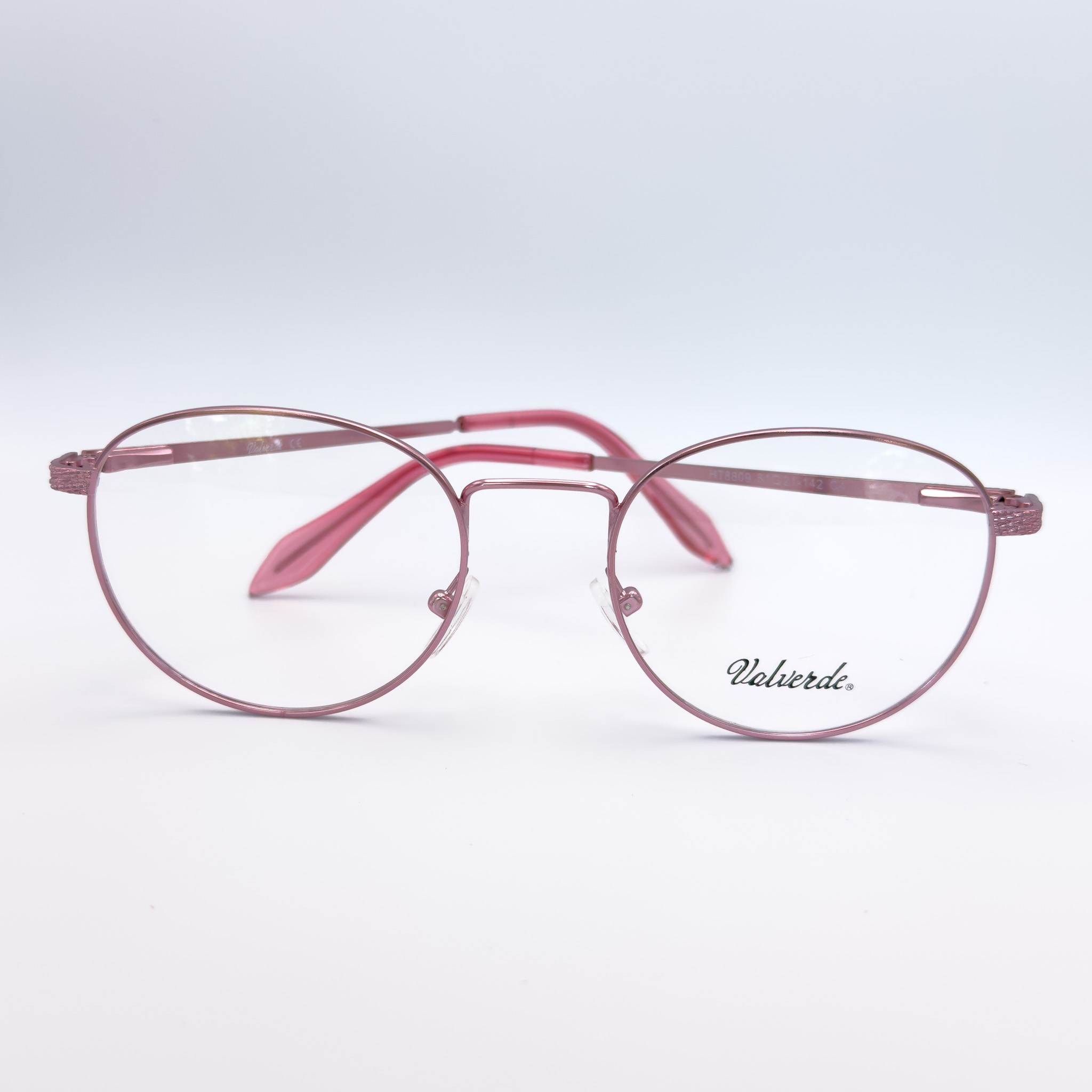 Gafas Panthos HT8809 Color Rosa con Micas Monofocales Fotogrey Lentes Valverde